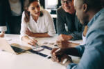 Creative business group having a meeting